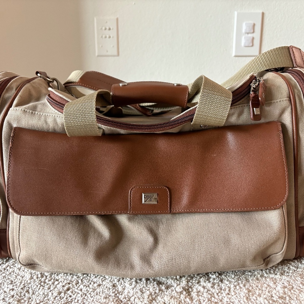 Cutter & Buck Canvas & Leather Duffel Bag